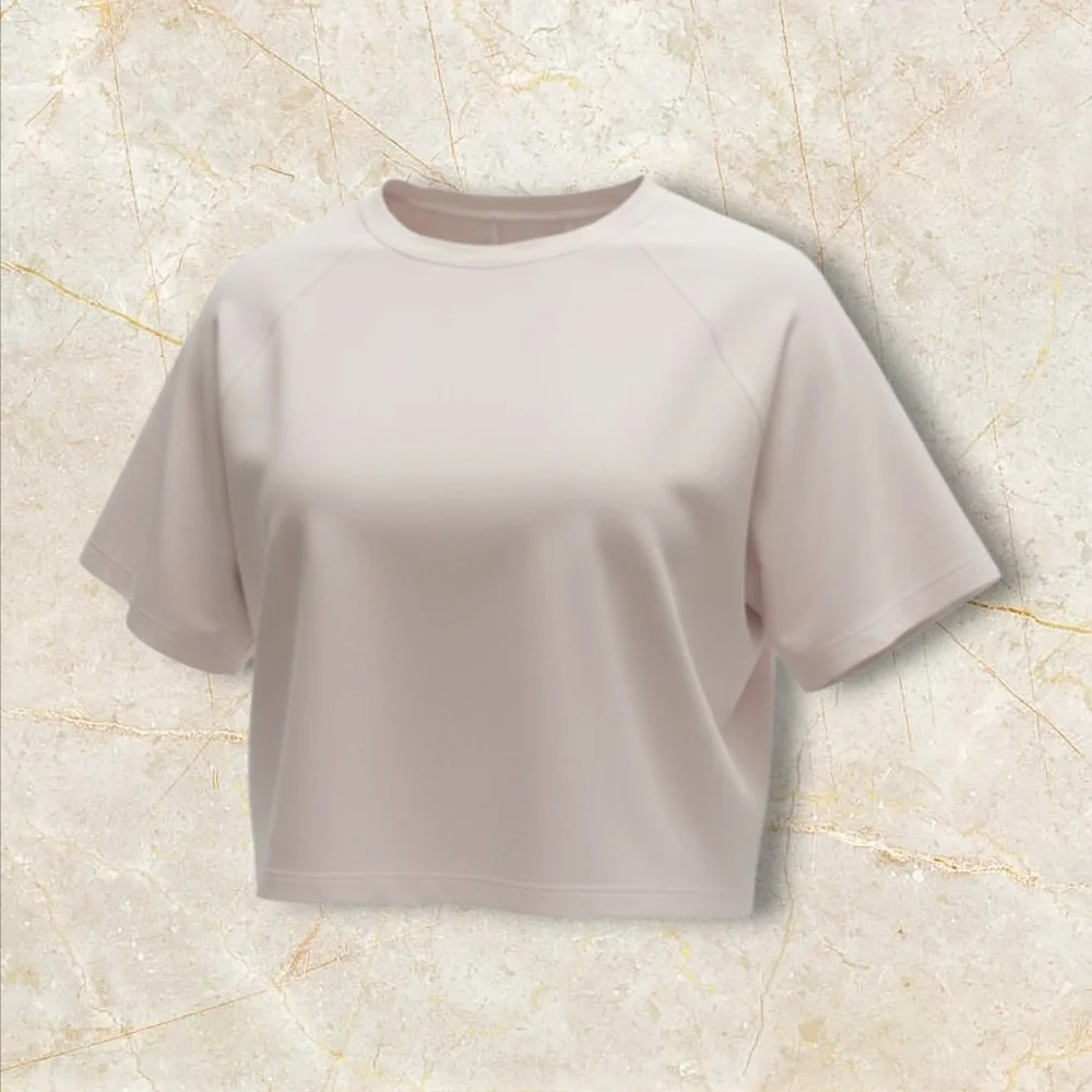 Lululemon Athletica Cream Crop Top